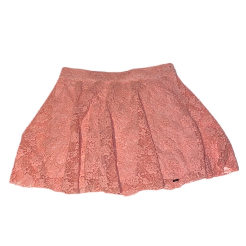 Pink lace Hollister skirt, size large
